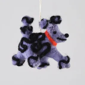 Fleur The Purple Poodle Decoration