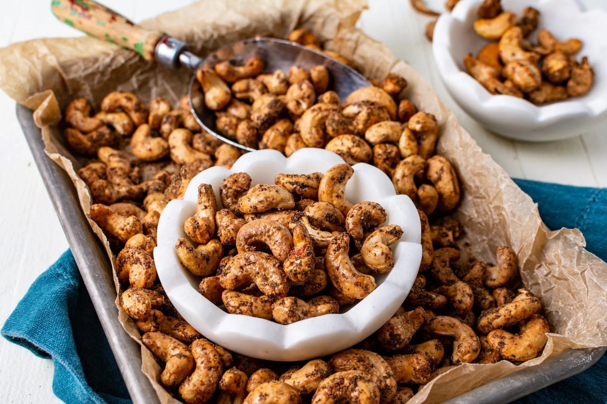 Garam Masala Spiced Cashews