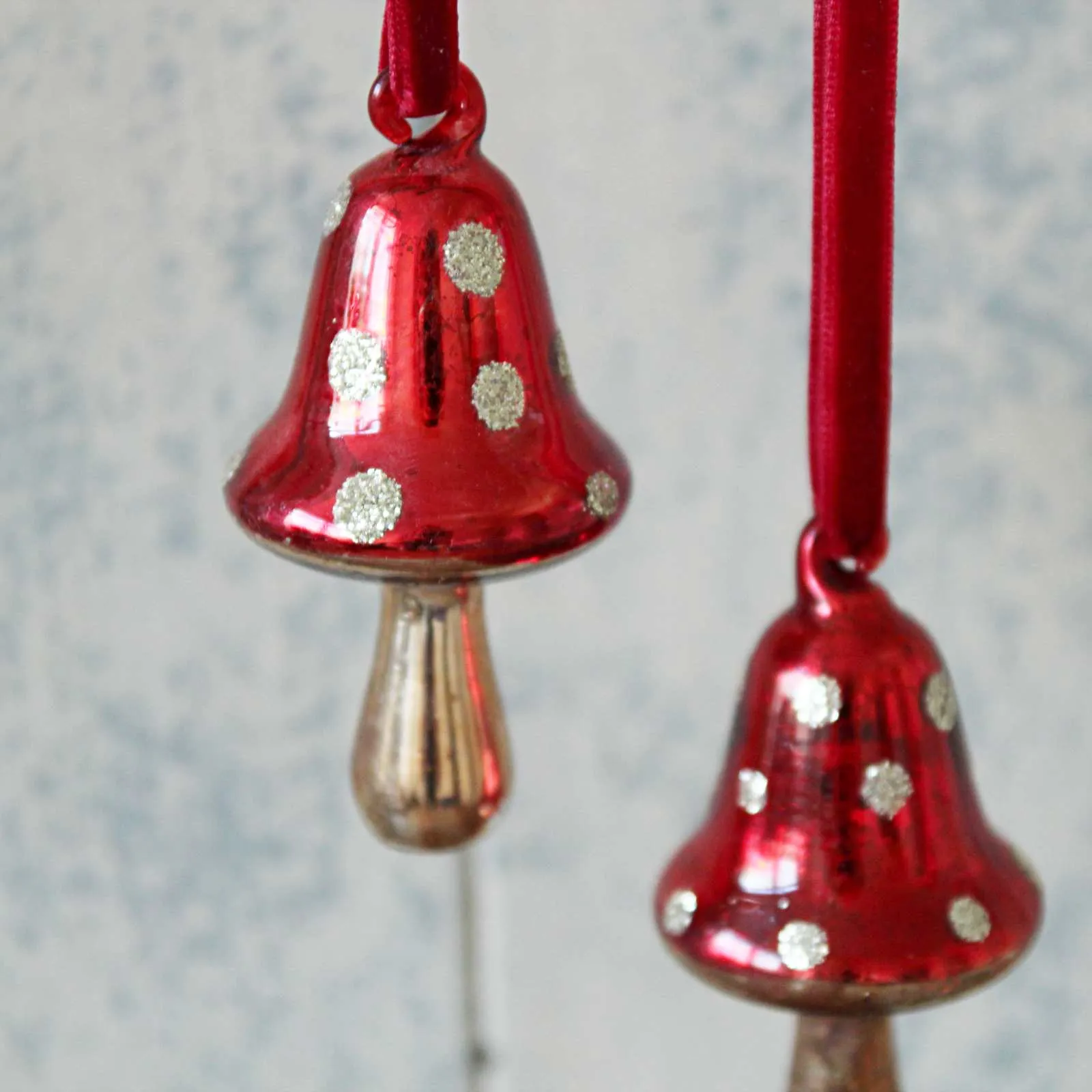 Glitter Toadstool Decoration