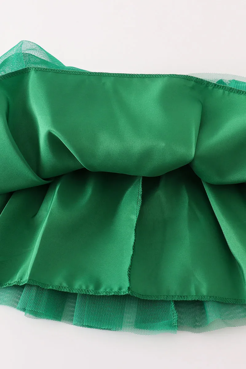 Gree santa claus sequin tutu skirt