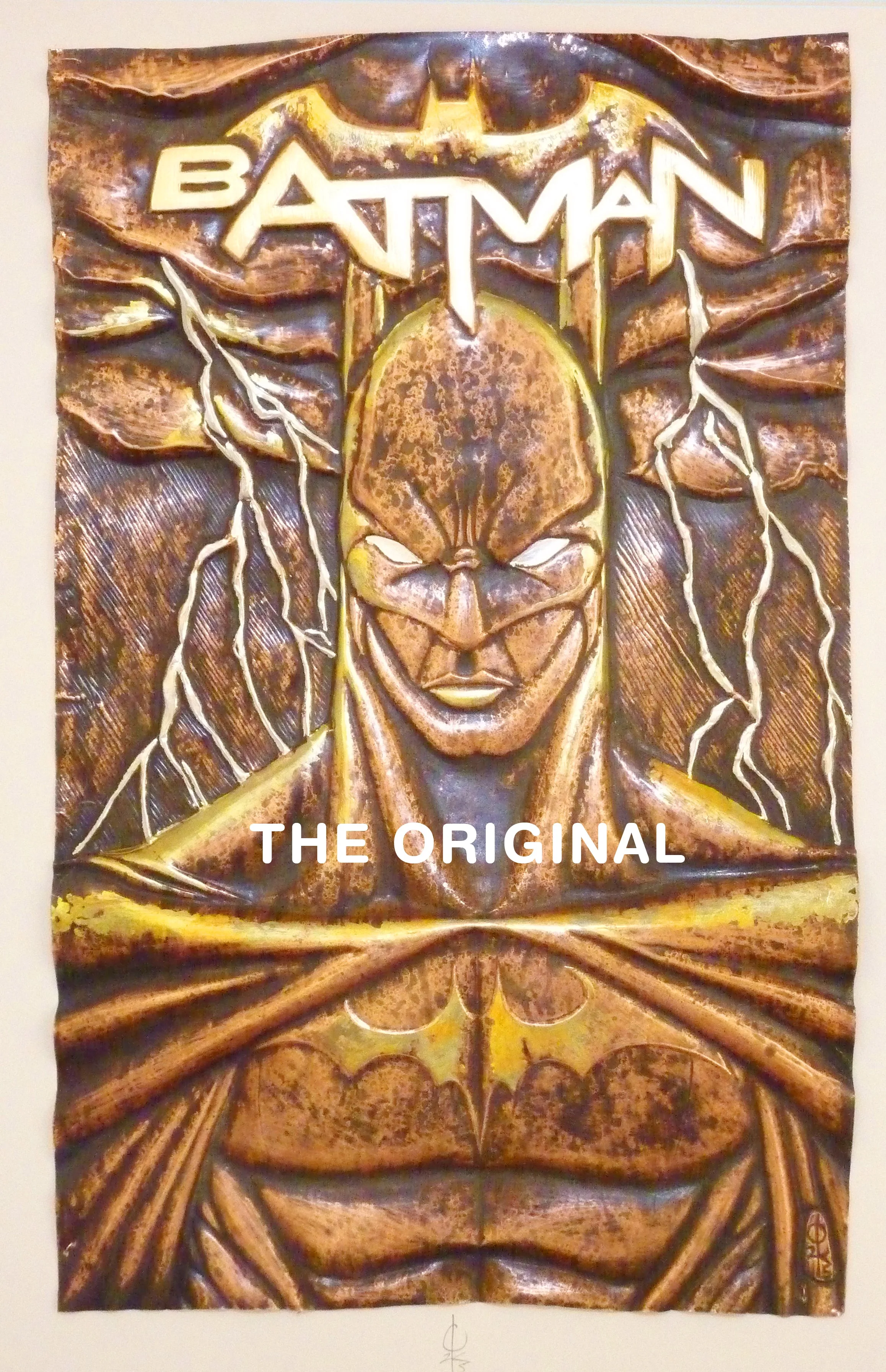 Hand Signed PRINT by Chris Duncan - ABSTRACT BATMAN