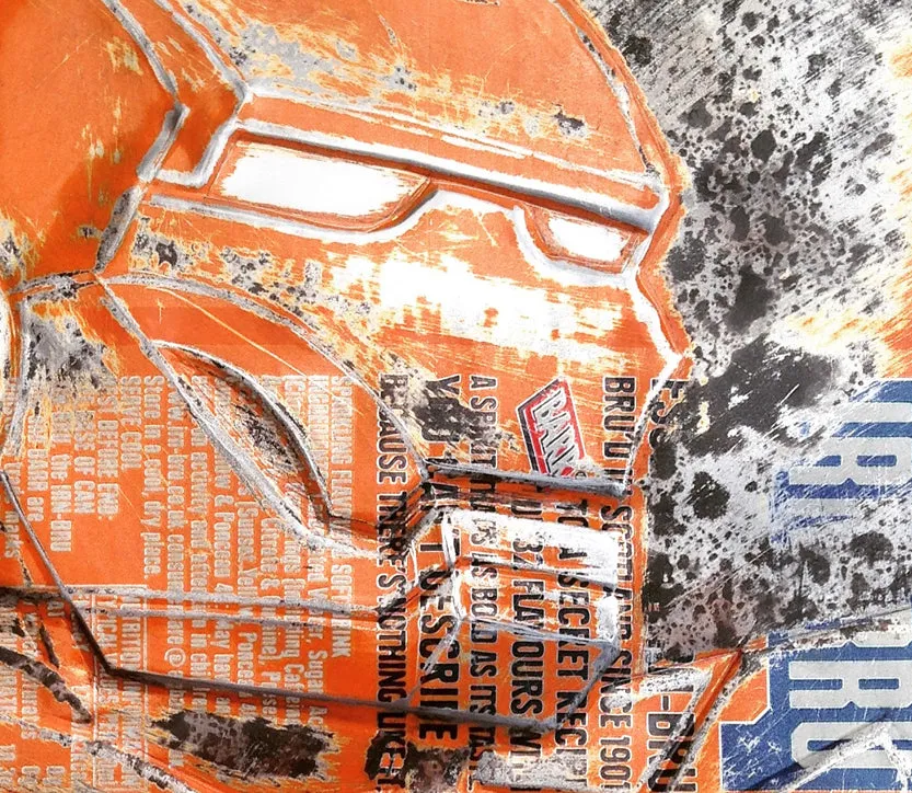 Hand Signed PRINT by Chris Duncan, IRONMAN on Irn Bru Can