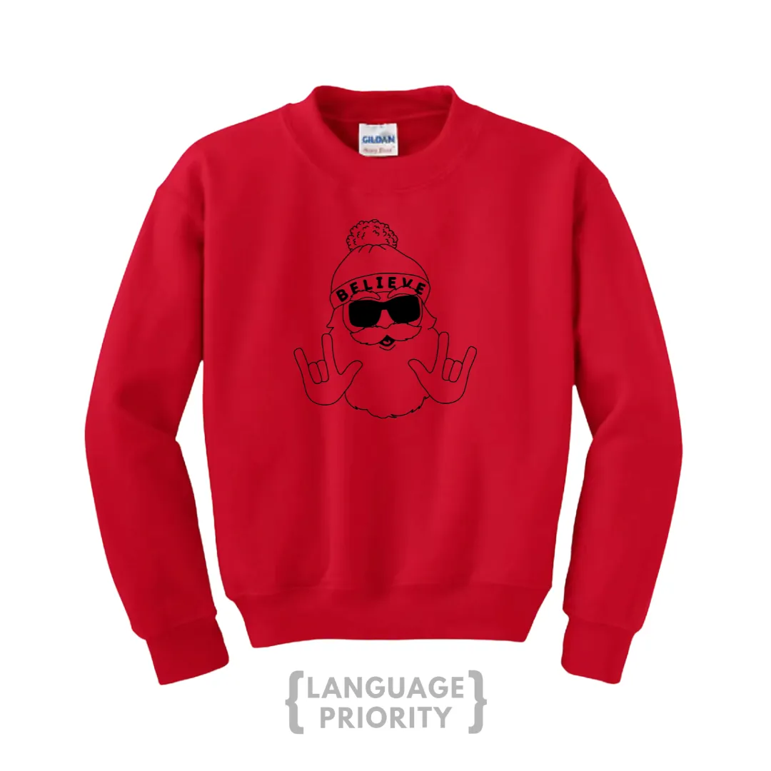 Hip Santa - Crew Neck (Youth)