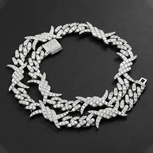 Iced Out Miami Cuban Chain Hip Hop Jewelry For Men And Women