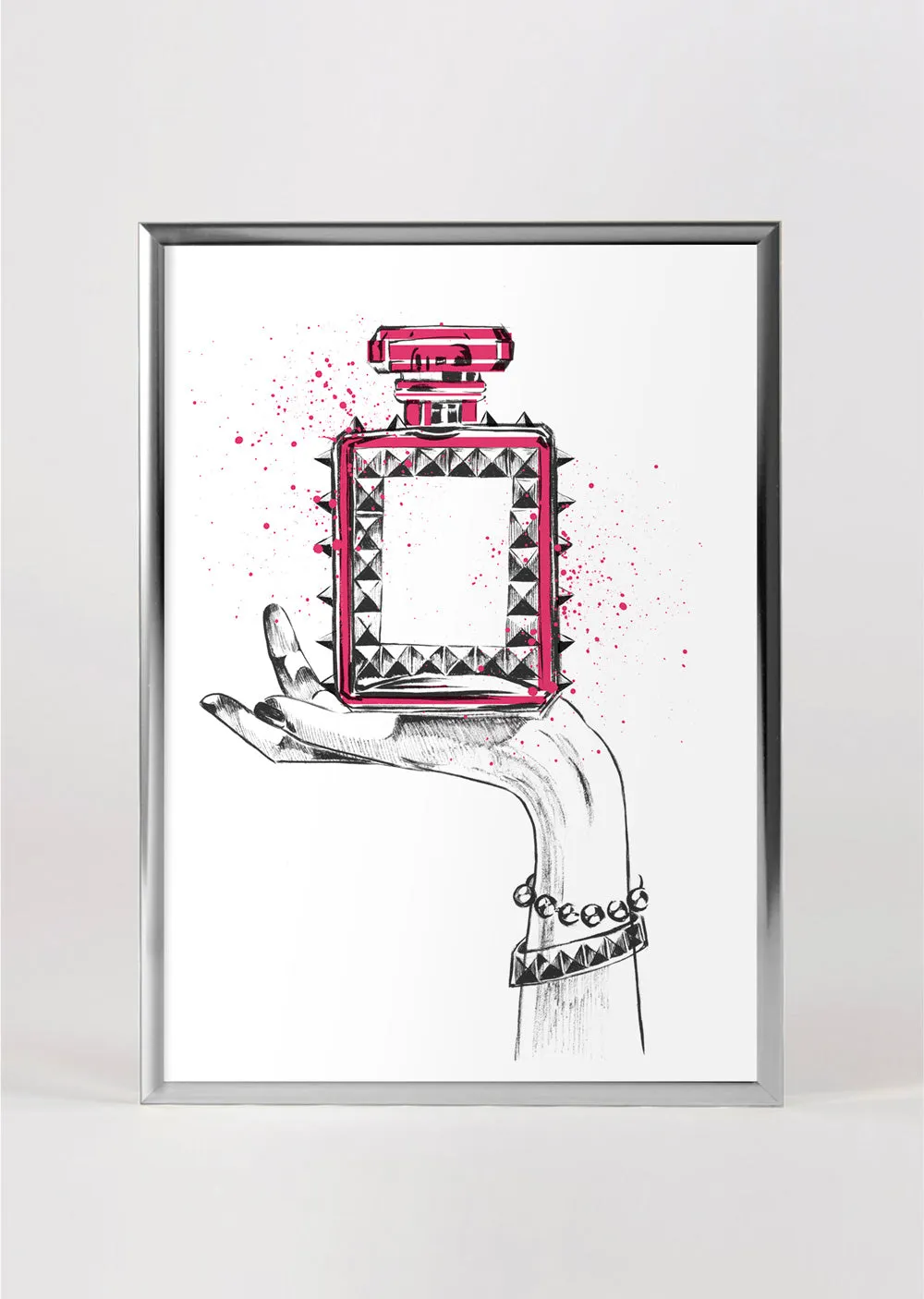 Intoxicate Wall Art Print (Pink)