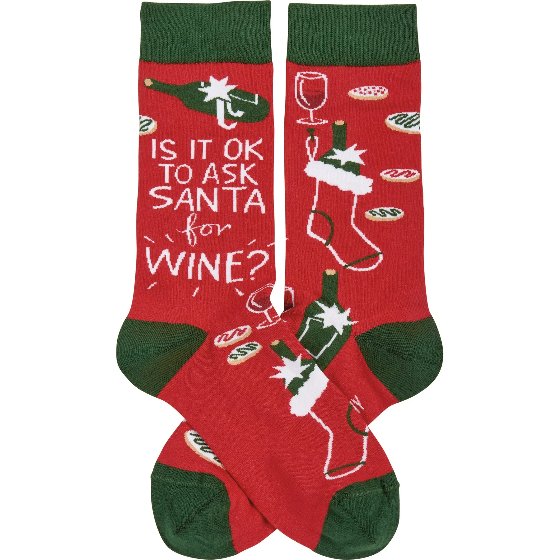 Is It Ok To Ask Santa For Wine Socks