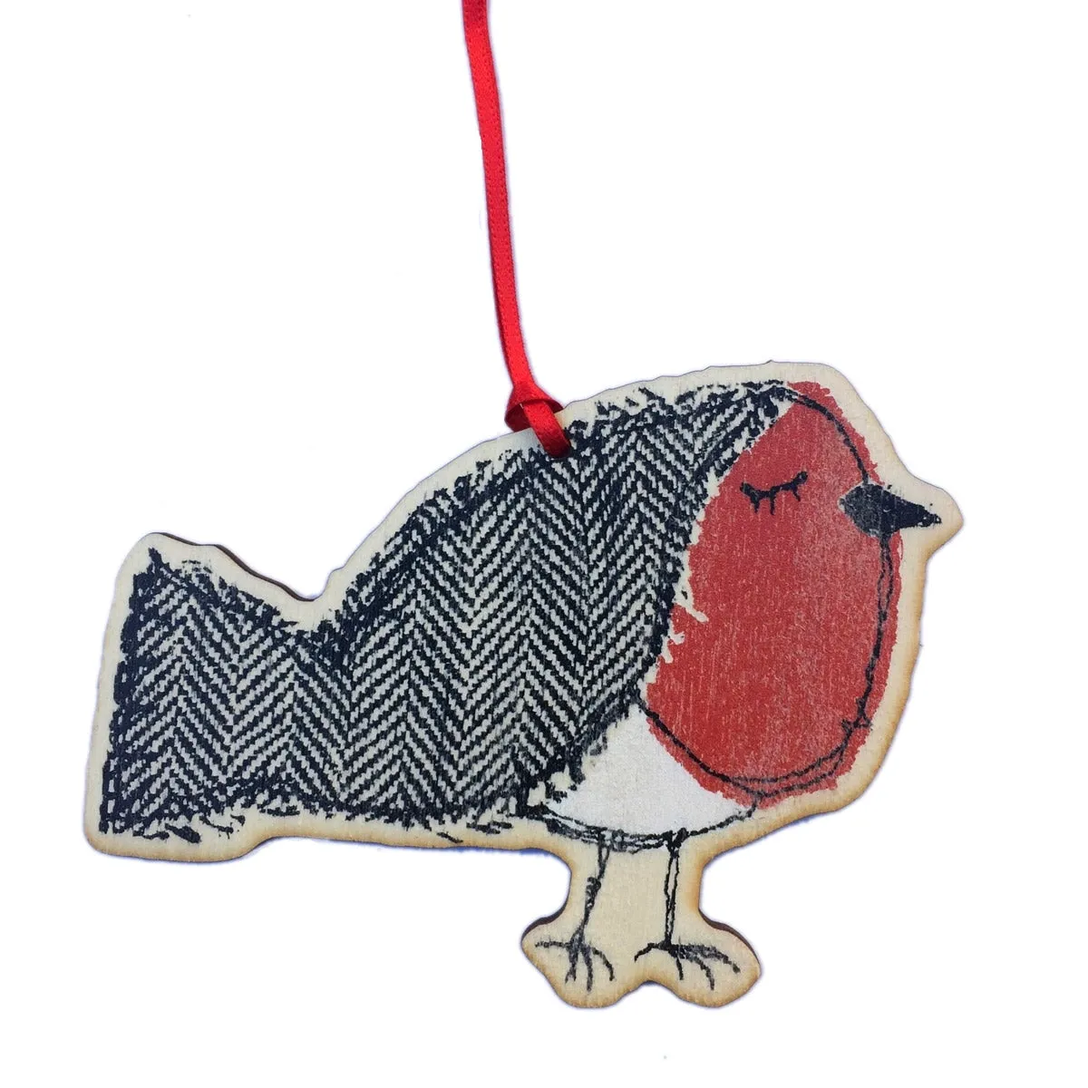 jolly robin dingly dangly Christmas decoration