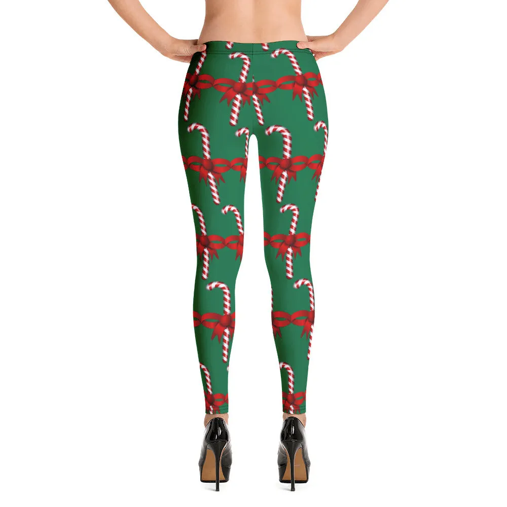 Leggings Candy Canes