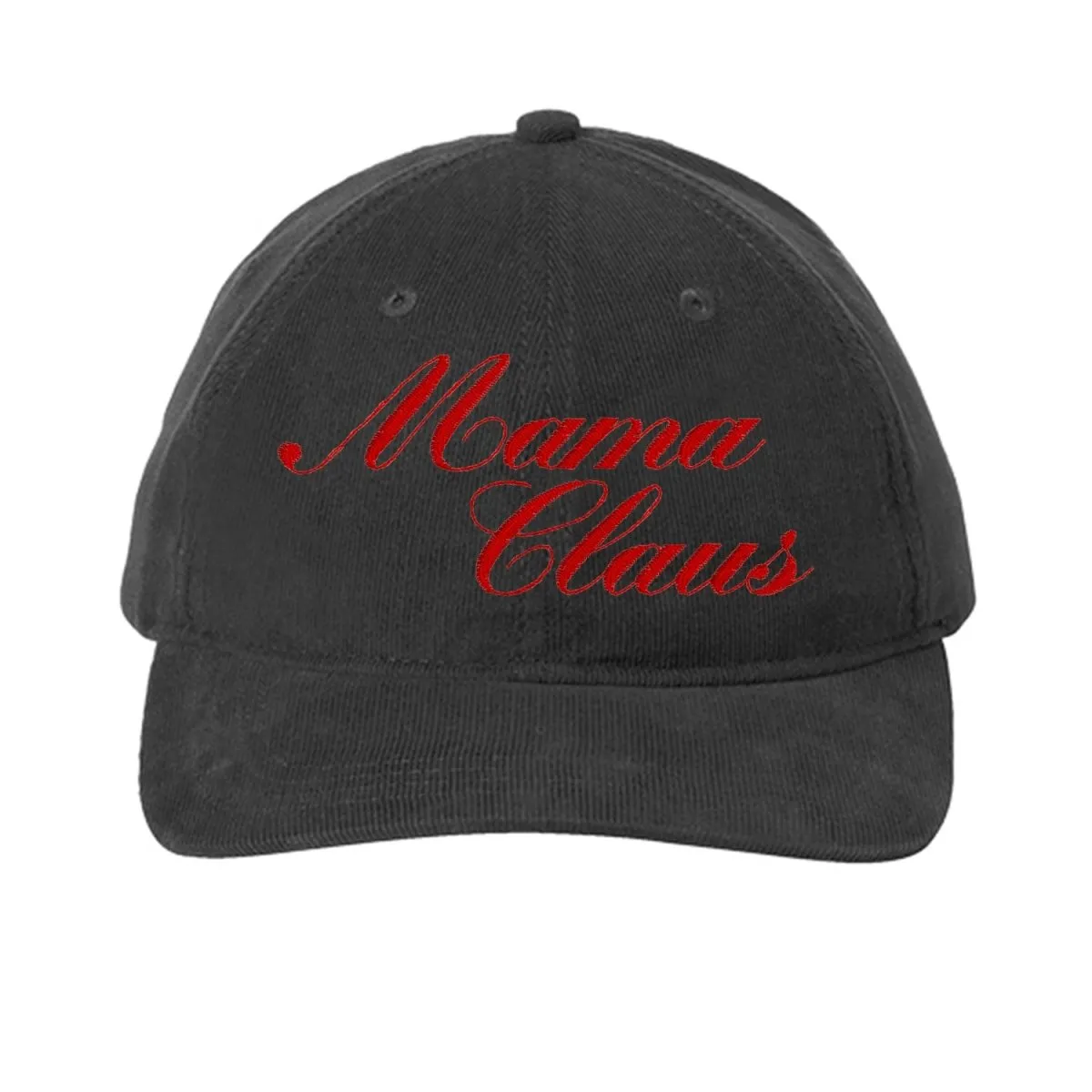 'Mama Claus' Corduroy Baseball Hat