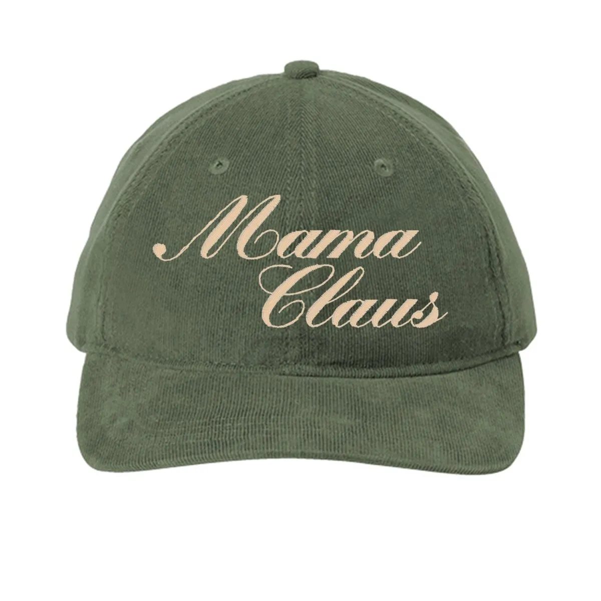 'Mama Claus' Corduroy Baseball Hat