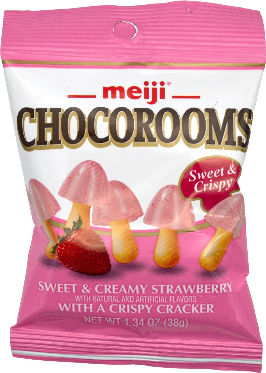 Meiji Chocorooms Crispy Cracker