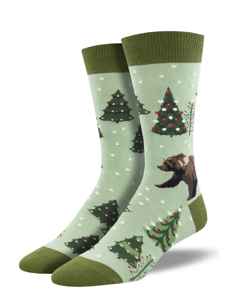 Men's Beary Christmas Socks