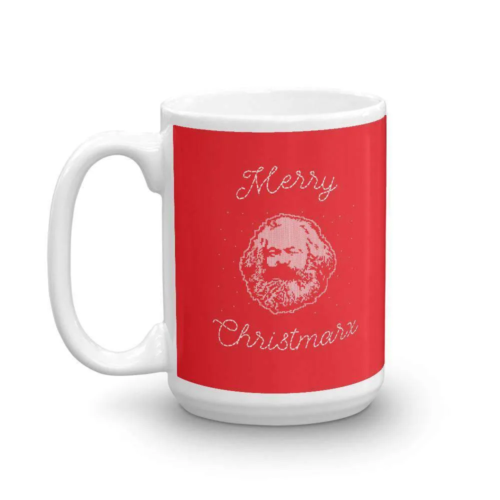 Merry Christmarx - Ugly Christmas Sweater Design - Mug