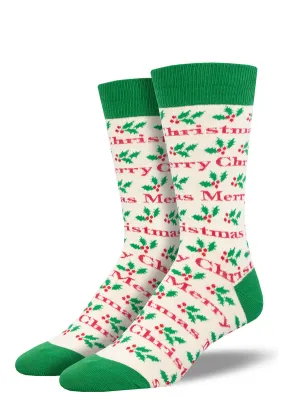 Merry Christmas Men's Socks