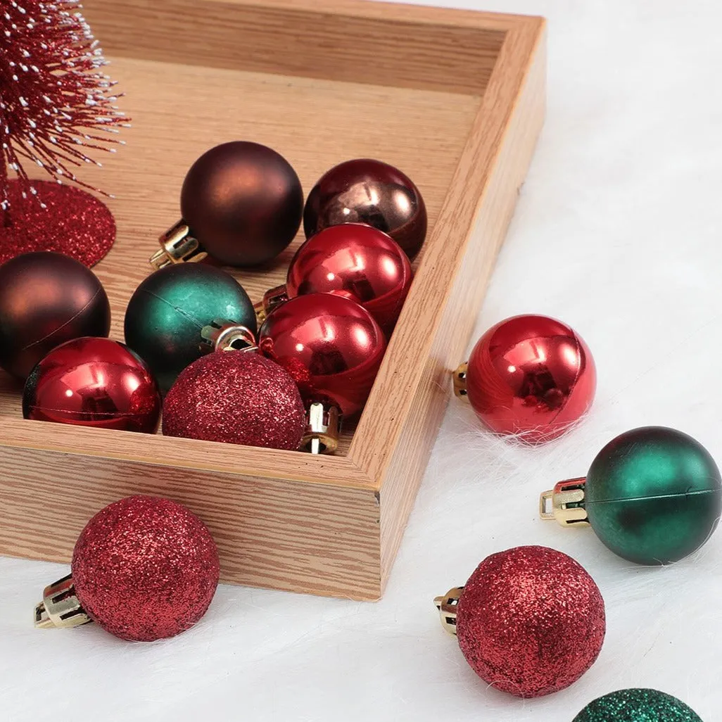 MINISO Christmas Tree Balls Ornaments Decoration Set