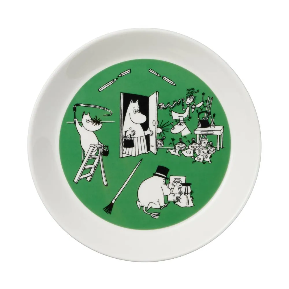 Moomin Collector's Edition Plates 2-pack 2021: Christmas & Drawing