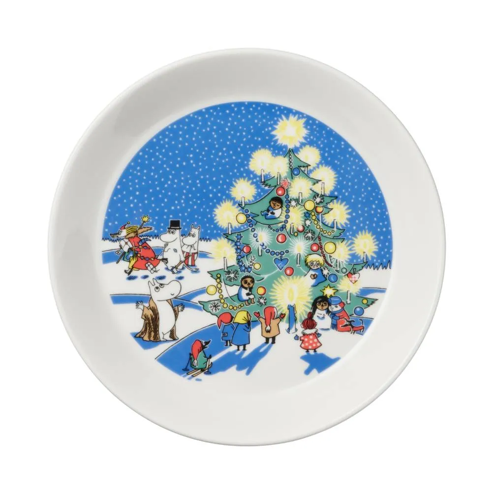 Moomin Collector's Edition Plates 2-pack 2021: Christmas & Drawing