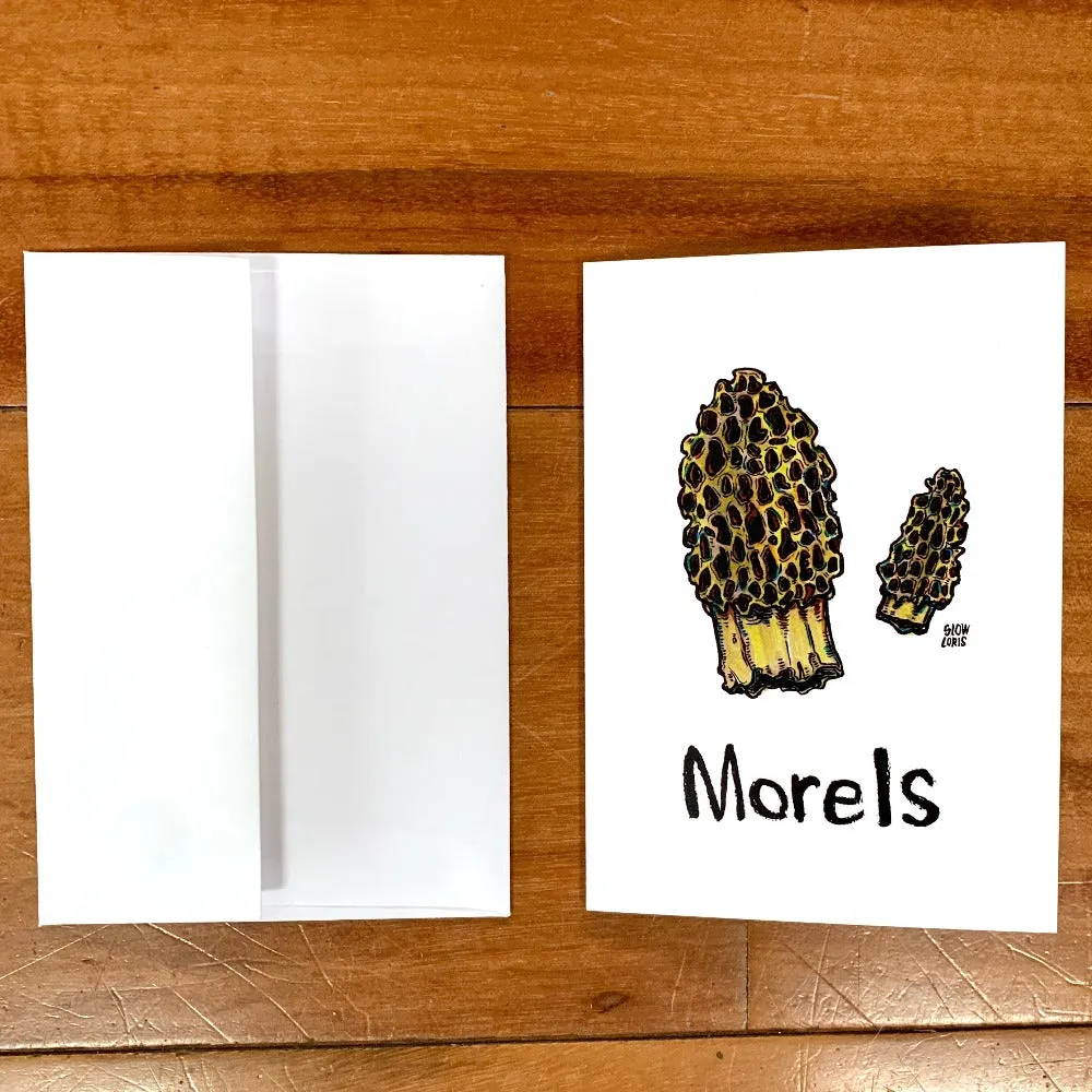 Morel Mushrooms Greeting Cards