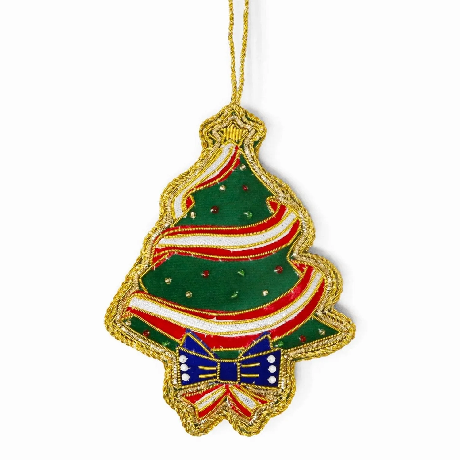 Mount Vernon Red, White, and Blue Christmas Tree Ornament