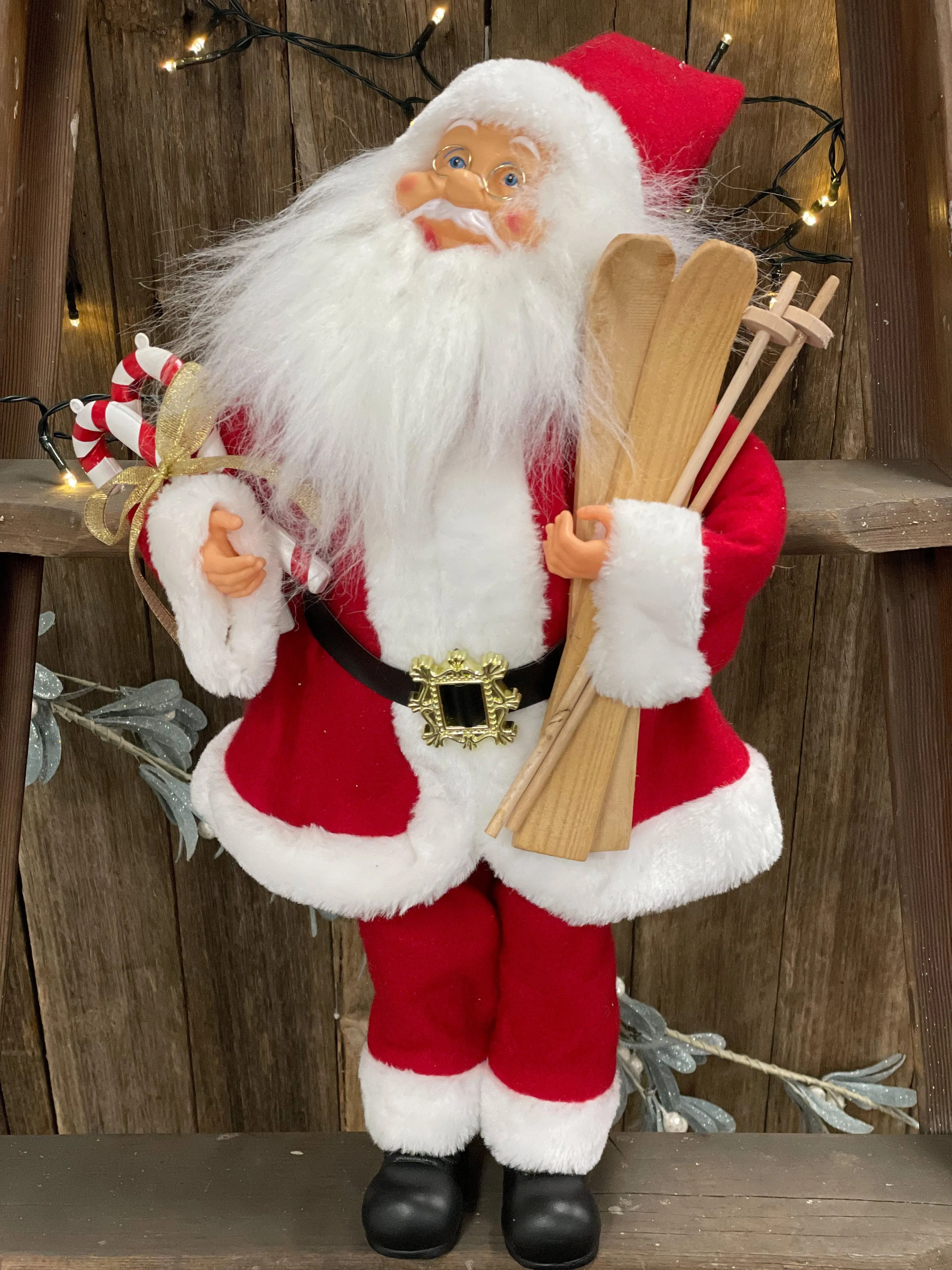 Musical Wind Up Santa (45cm)