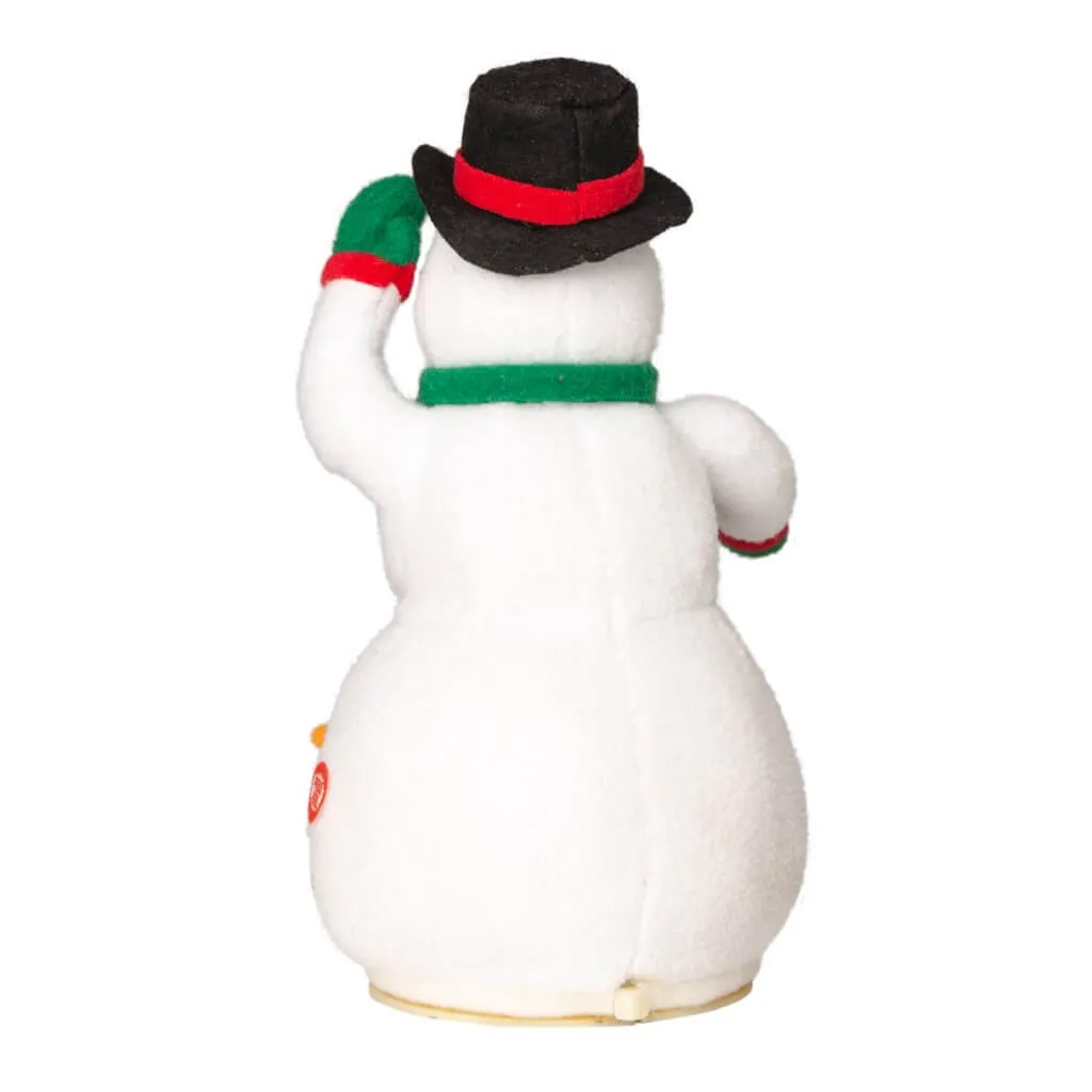 Naughty Happy Snowman Animated Christmas Plush Toy Stuffed Animal