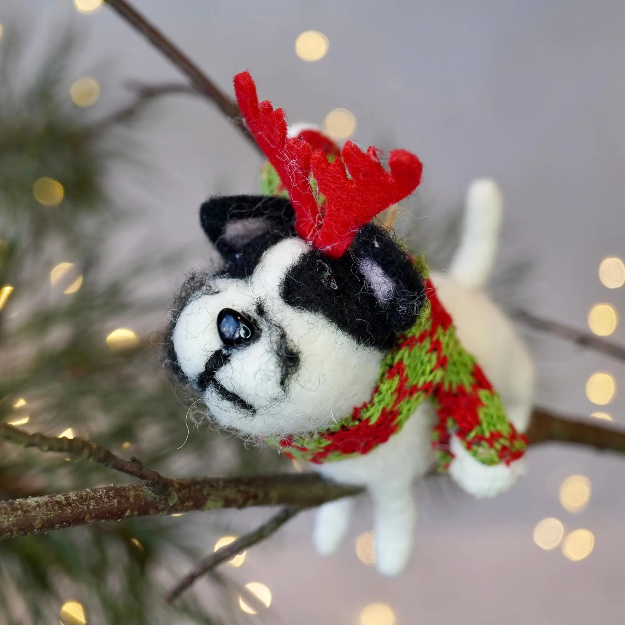 Needle-Felted Frenchie