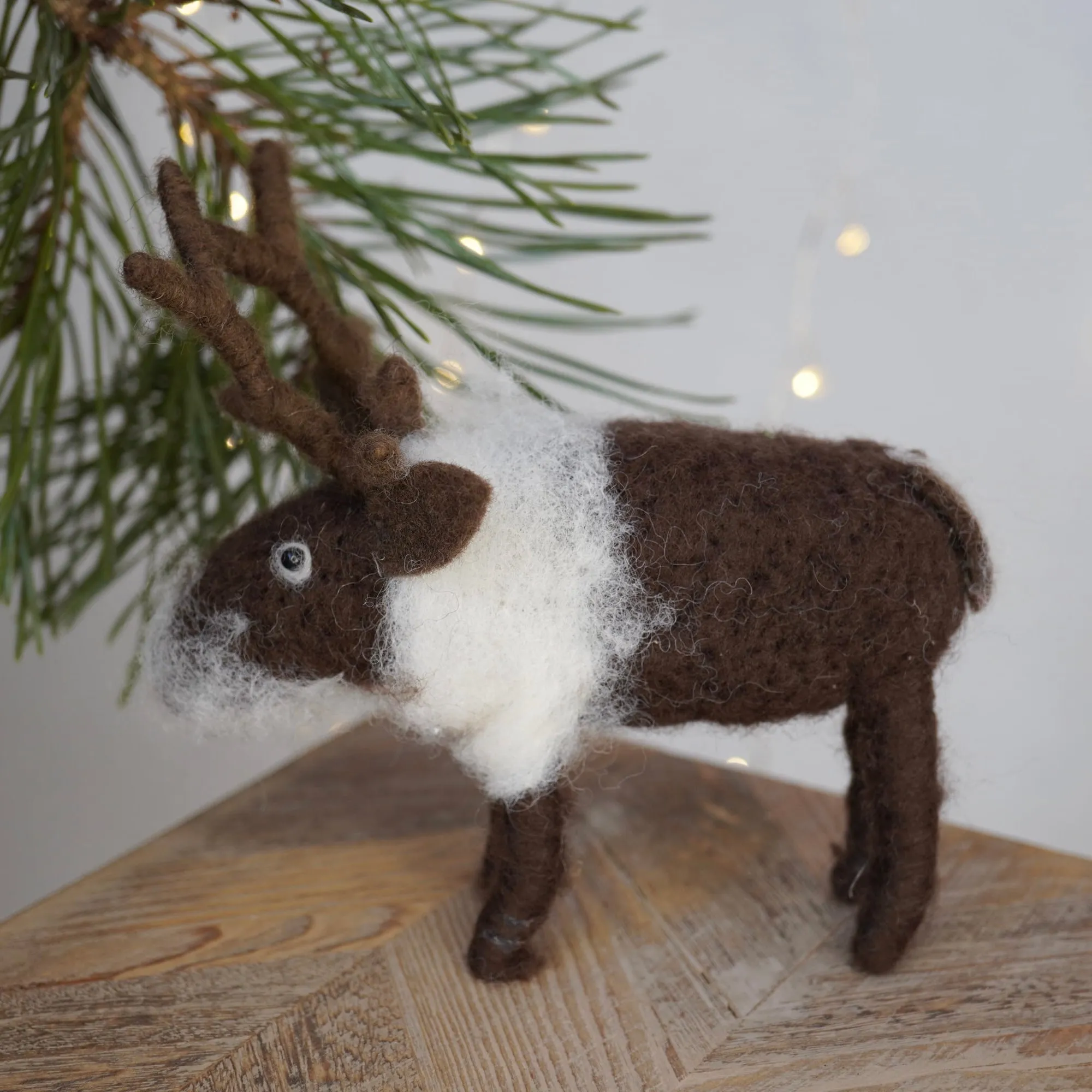 Needle-Felted Reindeer