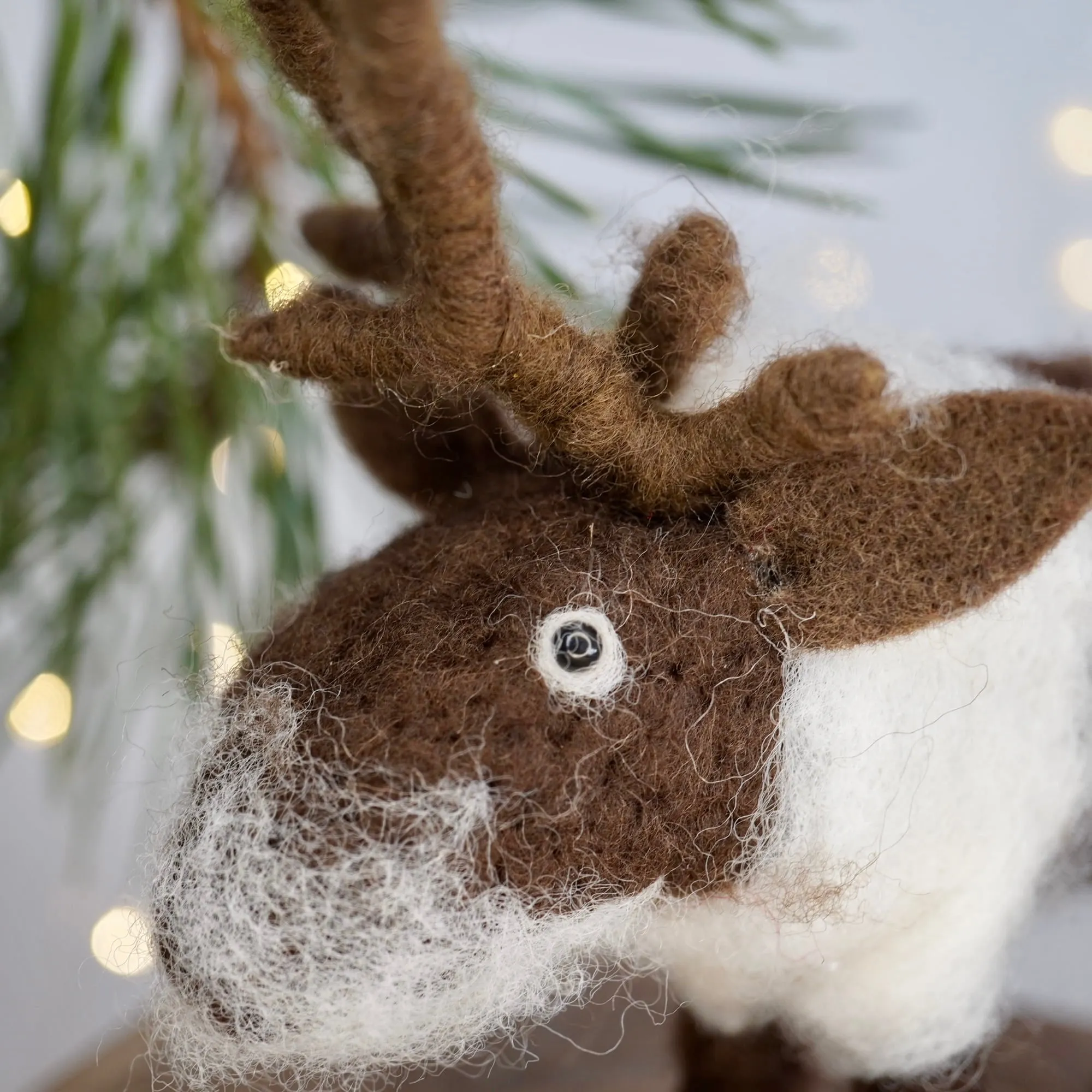 Needle-Felted Reindeer