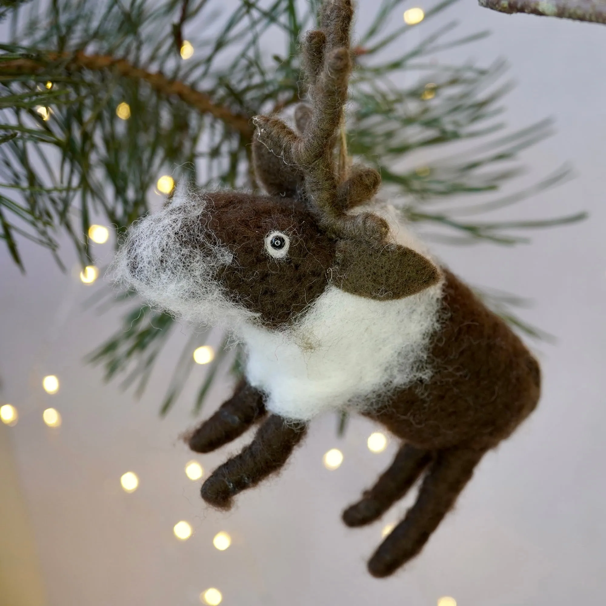 Needle-Felted Reindeer