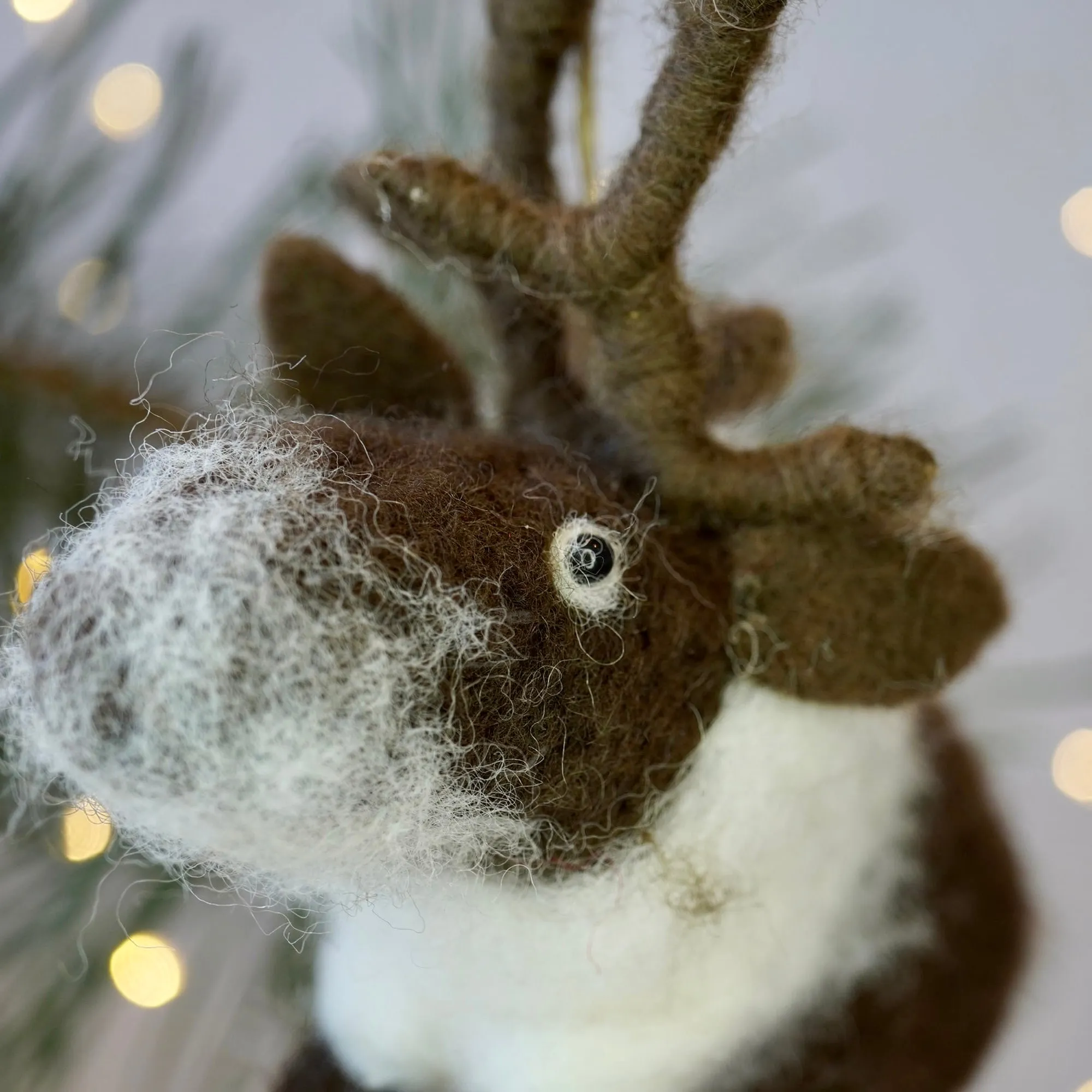 Needle-Felted Reindeer