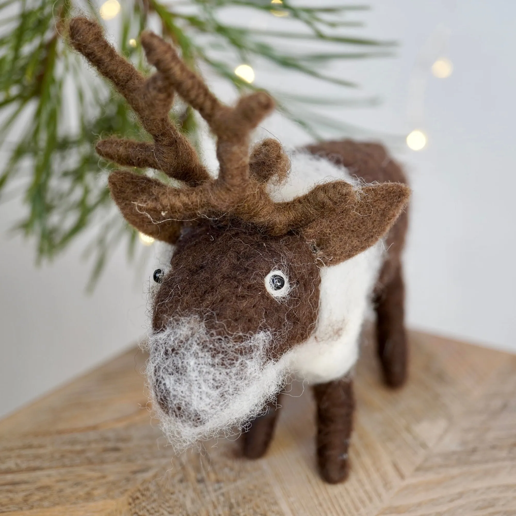 Needle-Felted Reindeer