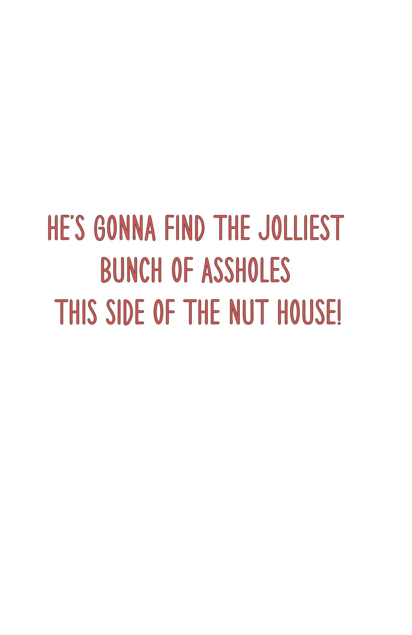 Nut House- Christmas Card