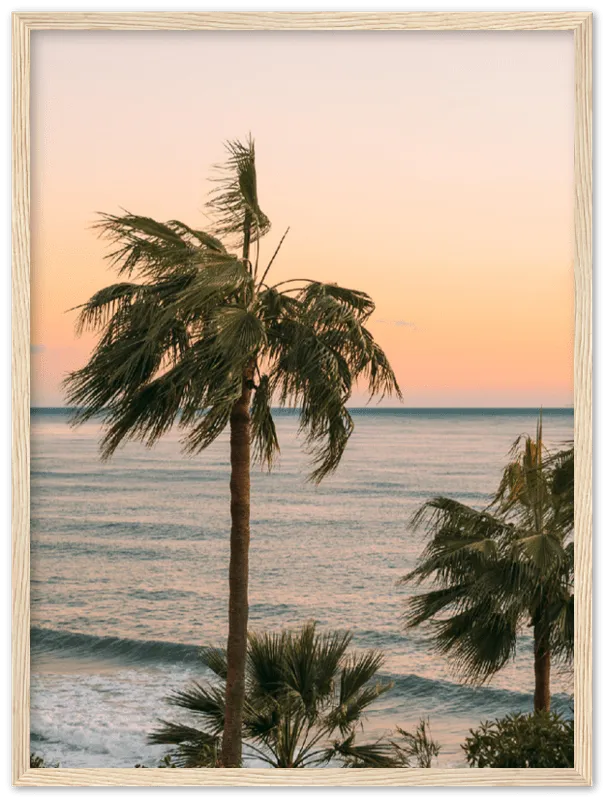 Ocean Palm Trees - Print