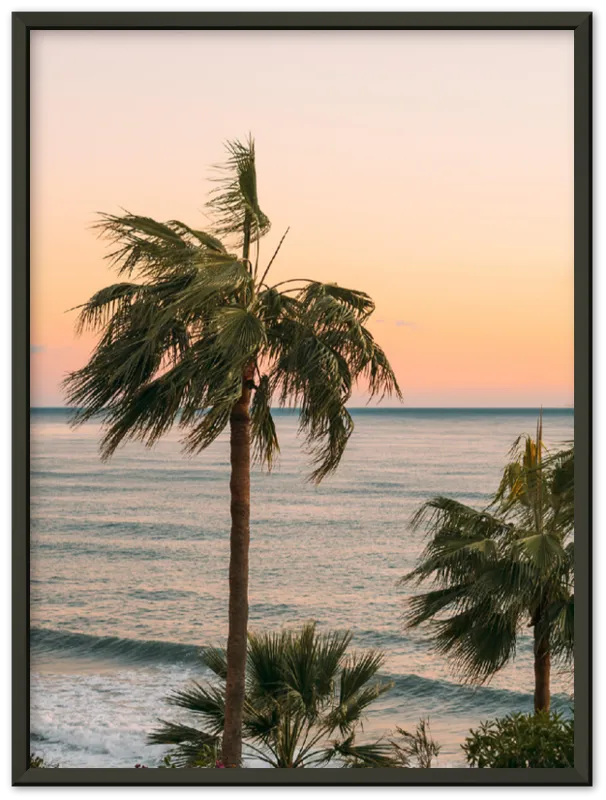 Ocean Palm Trees - Print