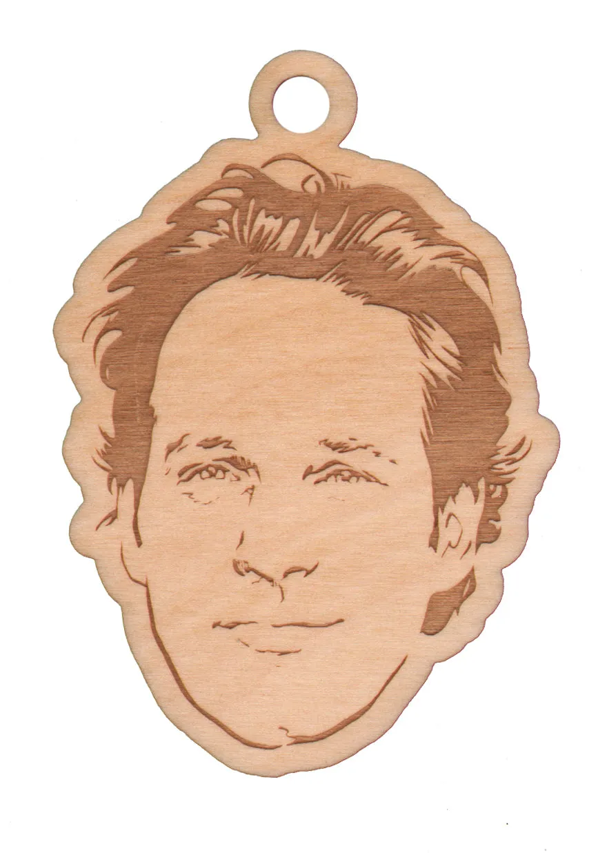 Charming Holiday Paul Rudd Collectible Ornament - Perfect Celebrity Gift for Fans