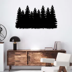 Pine Trees - Metal Wall Art