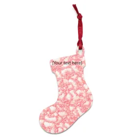 Pink Bubblegum Wooden ornaments - Personalized