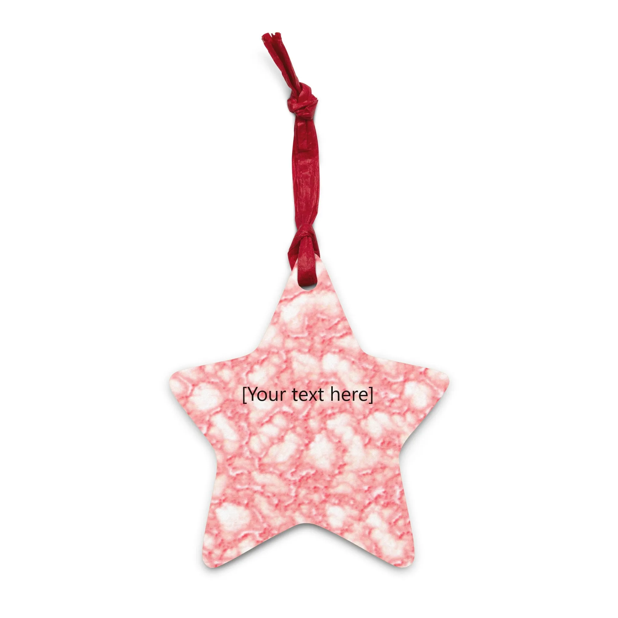 Pink Bubblegum Wooden ornaments - Personalized