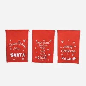 Printed Christmas Sack