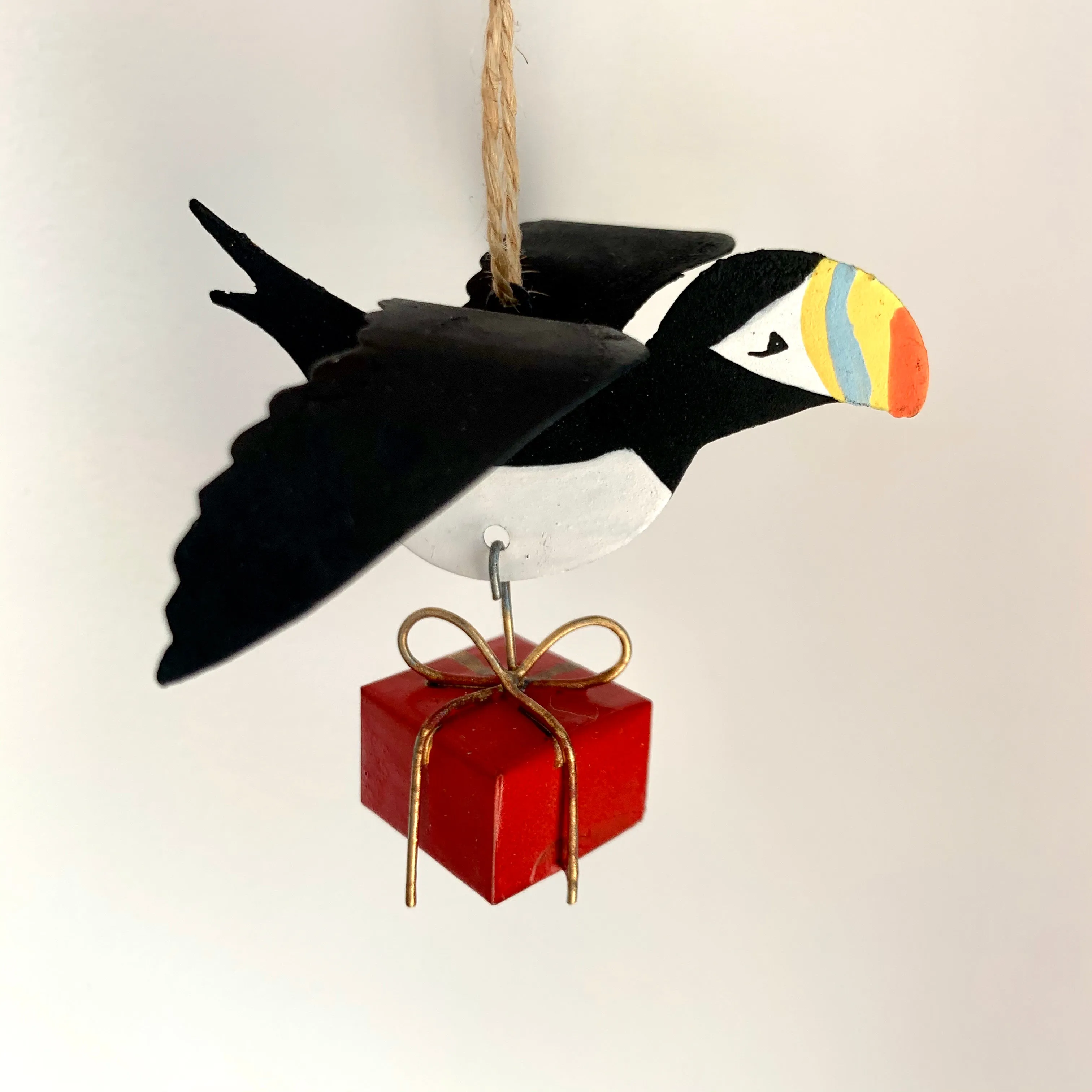 Puffin with Gift