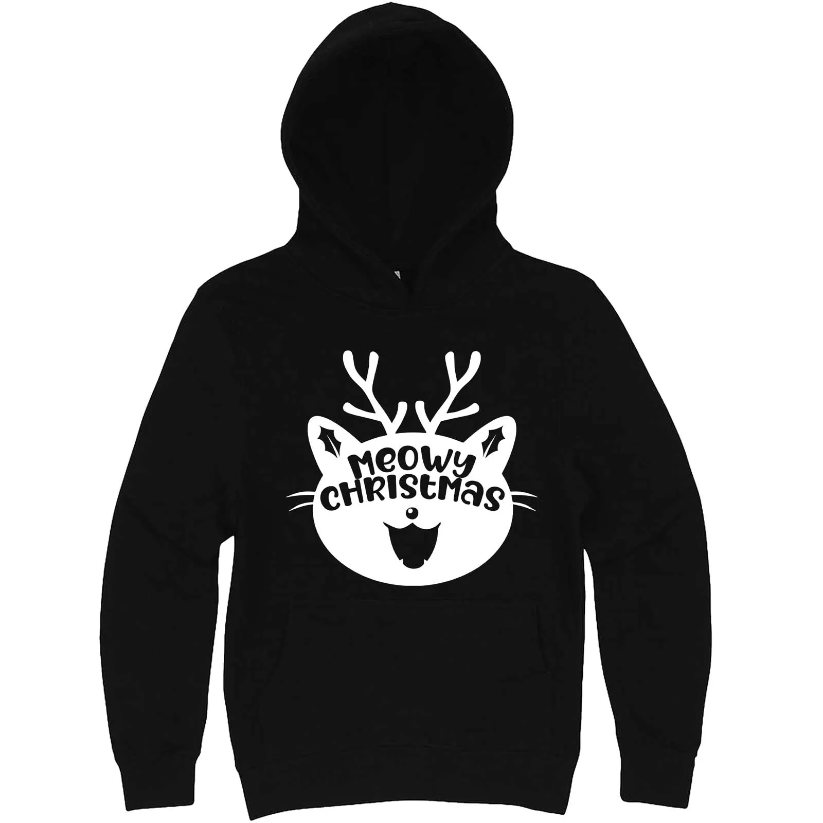 "Cute Meowy Christmas kitty" hoodie