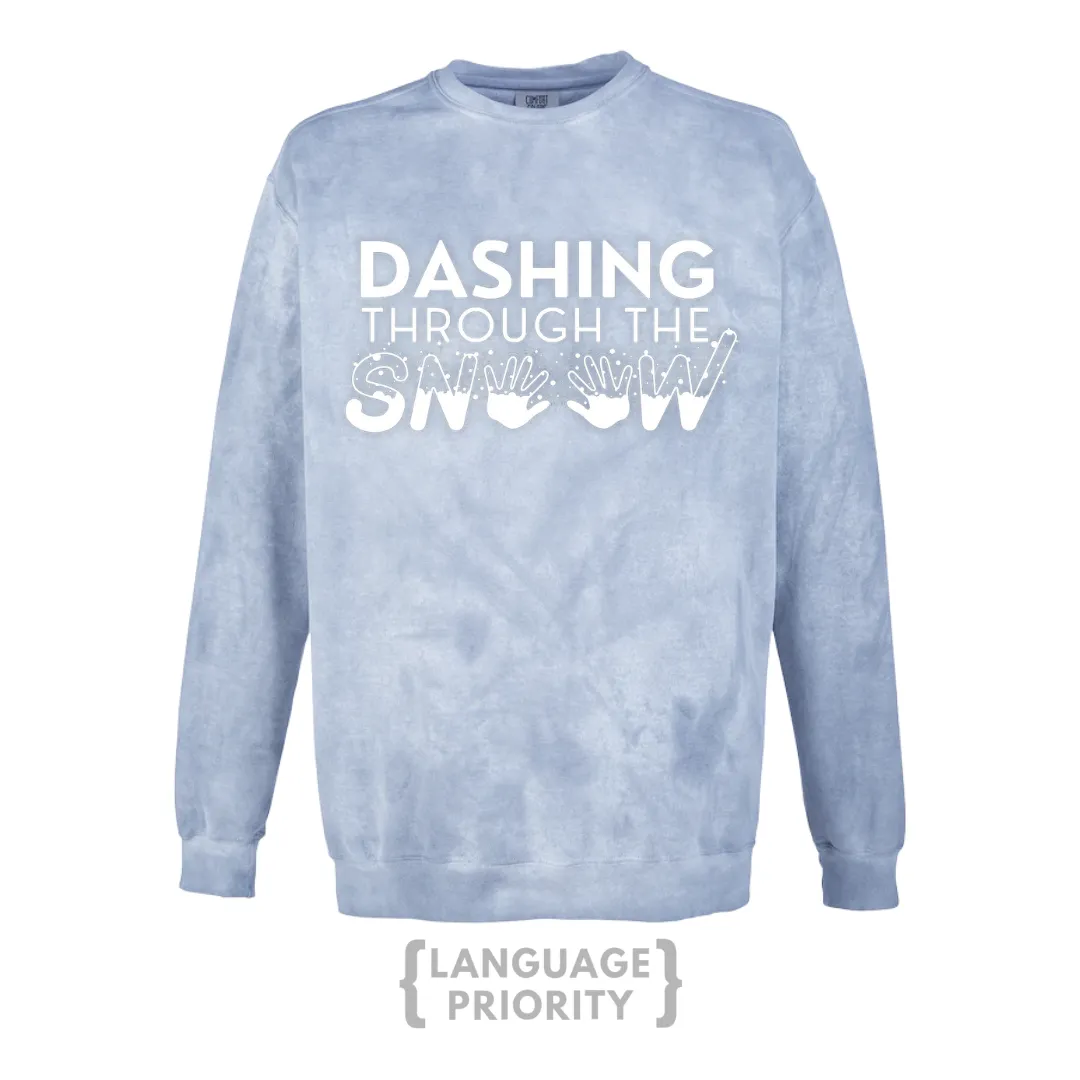 "Dashing Through the Snow" Crew Neck