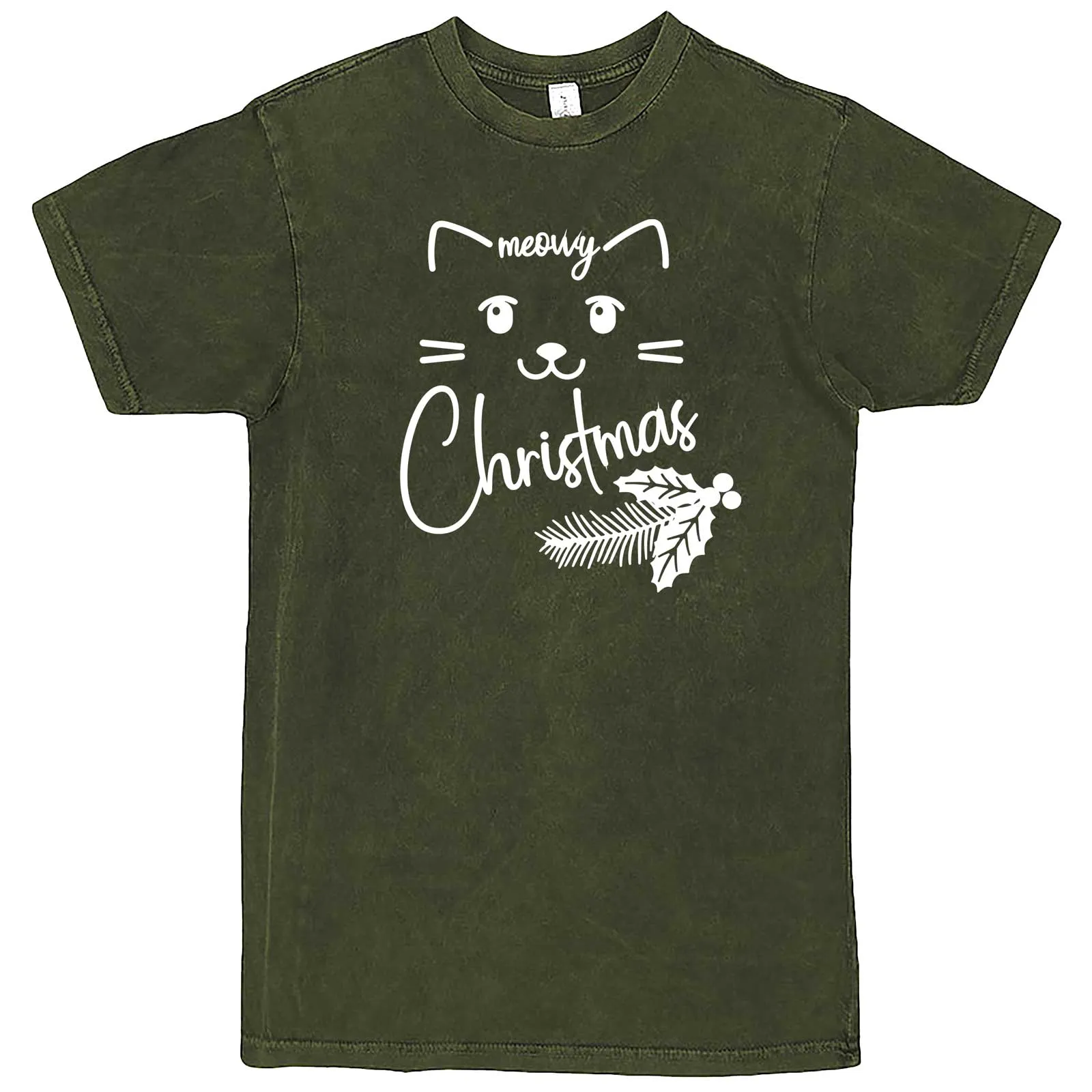 "Sweet Meowy Christmas kitty" men's t-shirt