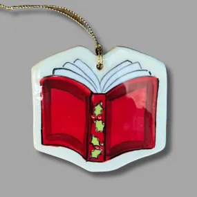 Reader Book Ornament (more colors)