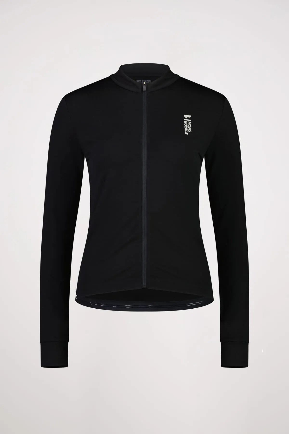 Roam Cargo Merino Full Zip LS - Black