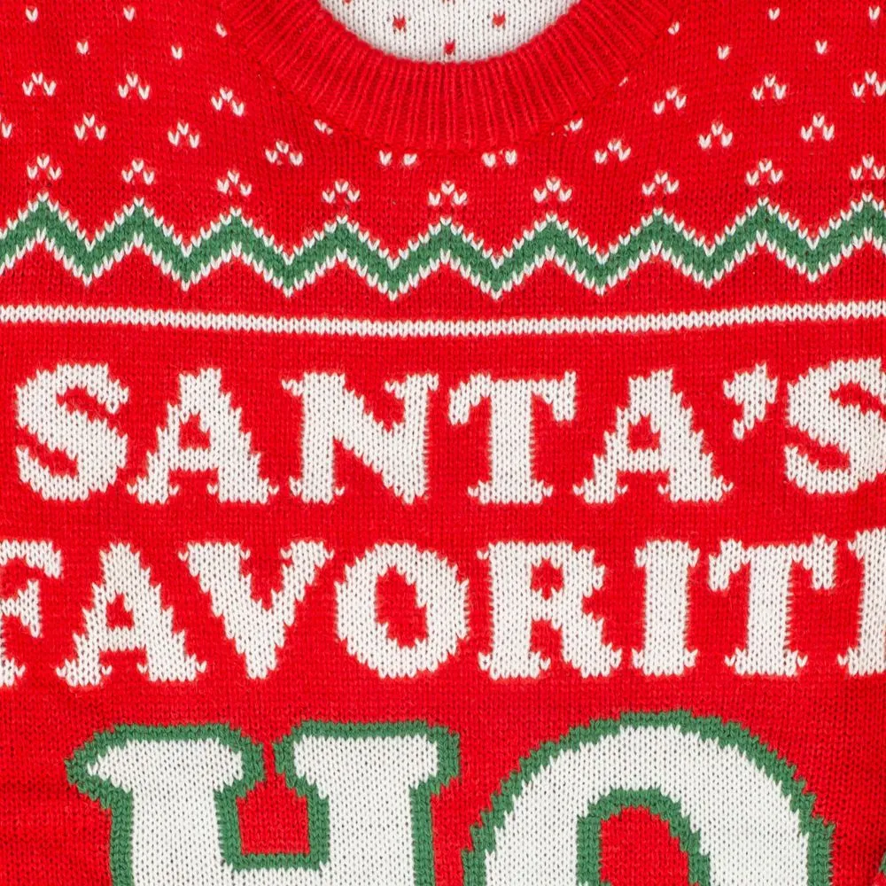 Santas Favorite Ho Ho Ho Ugly Christmas Sweater – Festive and Fun Holiday Apparel for Christmas Celebrations