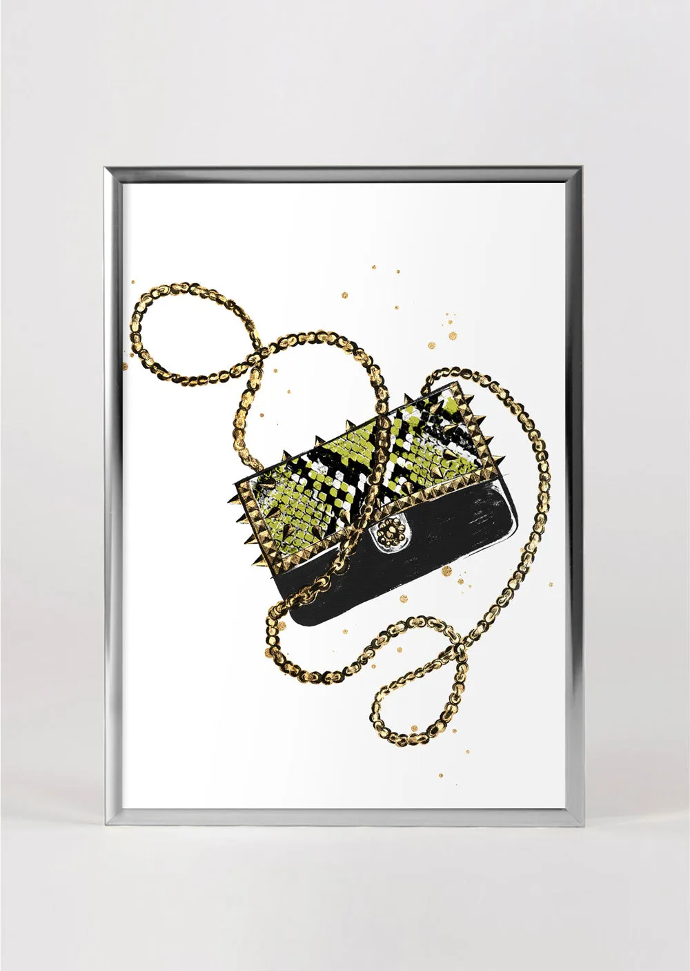 Serpentine Clutch Wall Art Print