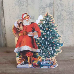 Single Christmas Card - Santa