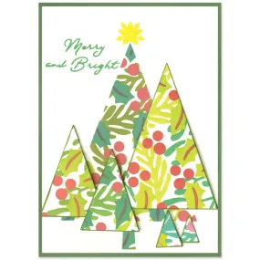 Sizzix A6 Layered Stencils 4PK Cosmopolitan Christmas, Happy Holidays by Stacey Park