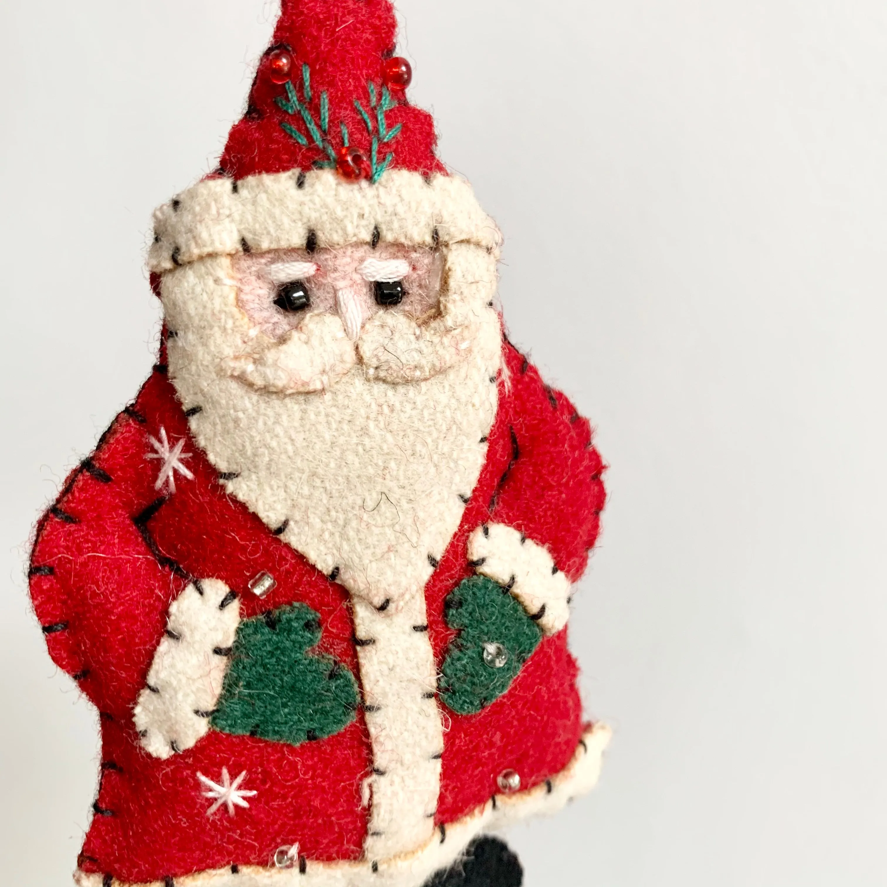 Small Felt Santa Claus